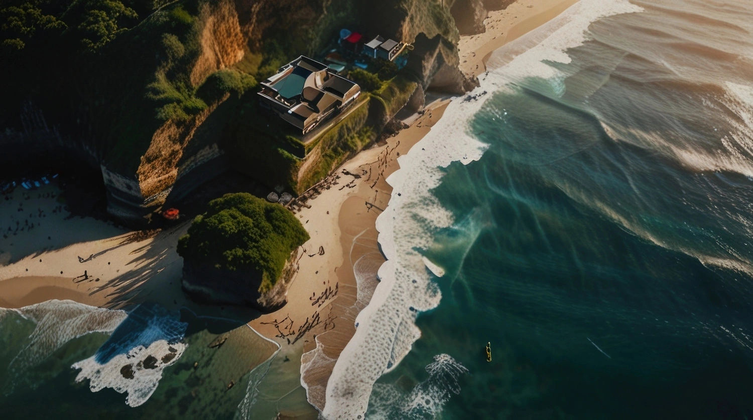 Uluwatu cliffs and beach, Bali