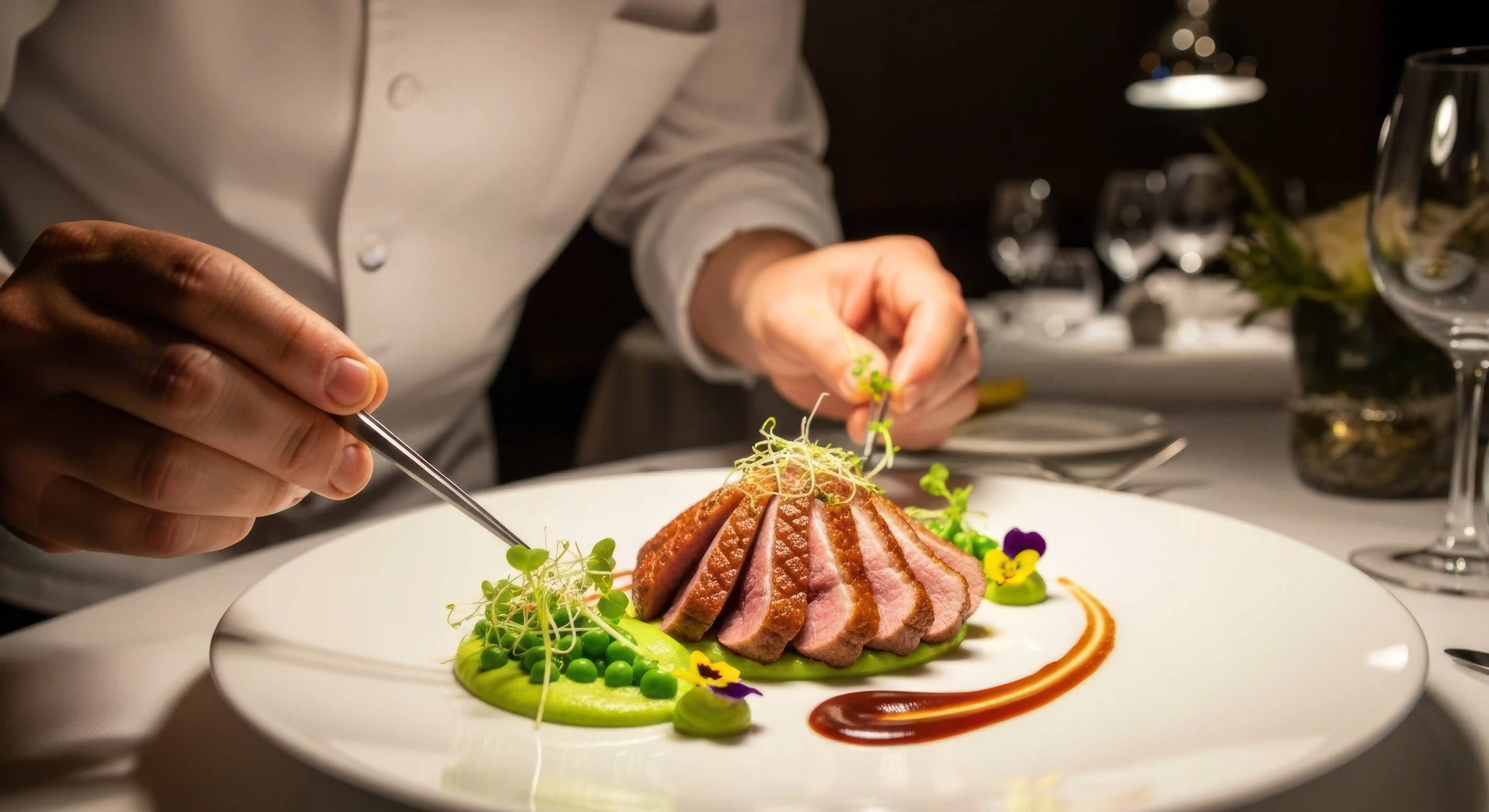 Private chef fine dining experience
