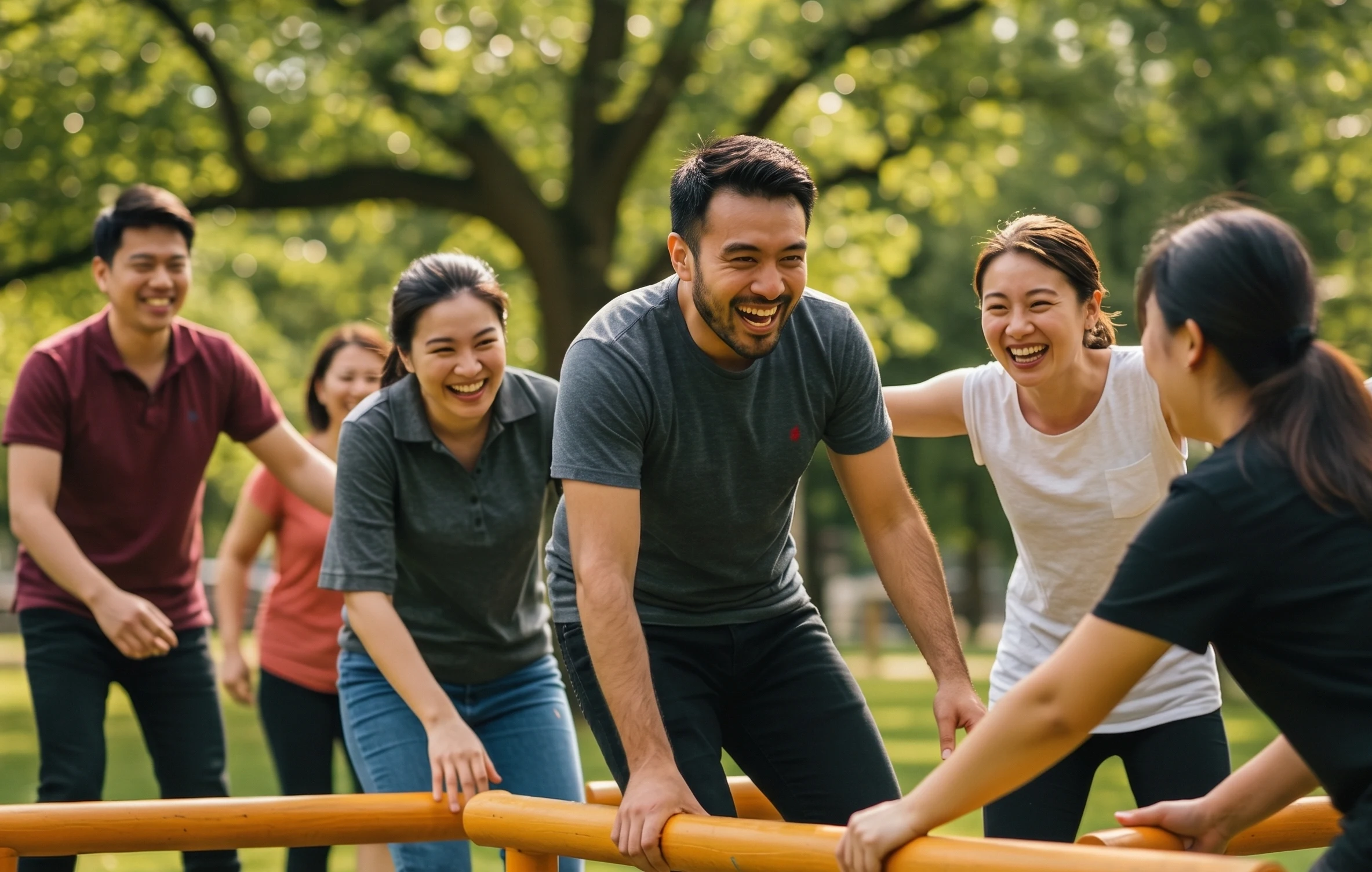 Corporate team building activity