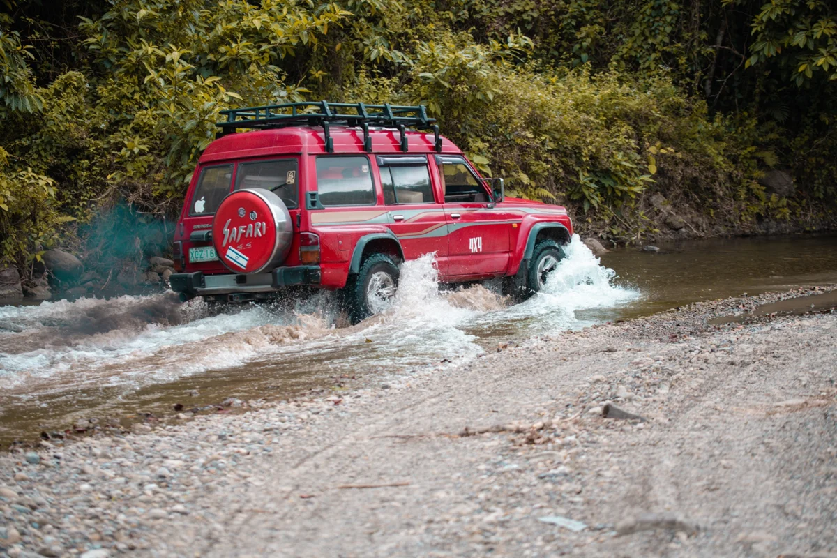 4x4 river crossing adventure, Philippines