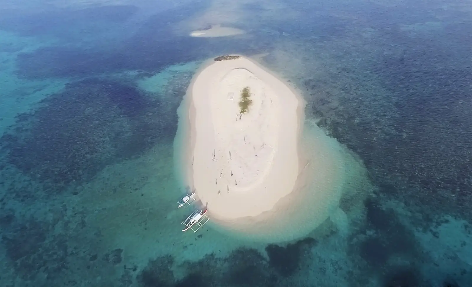 Naked Island aerial, Siargao