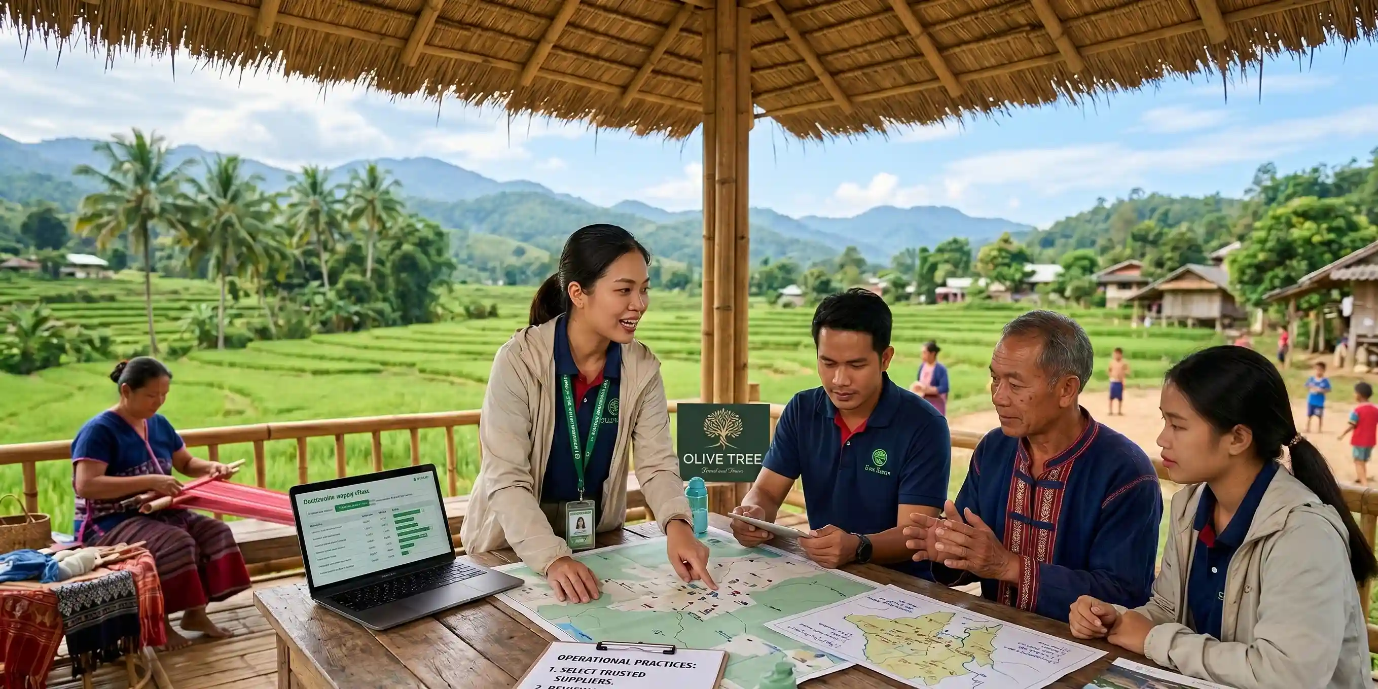 Training session with local tourism staff