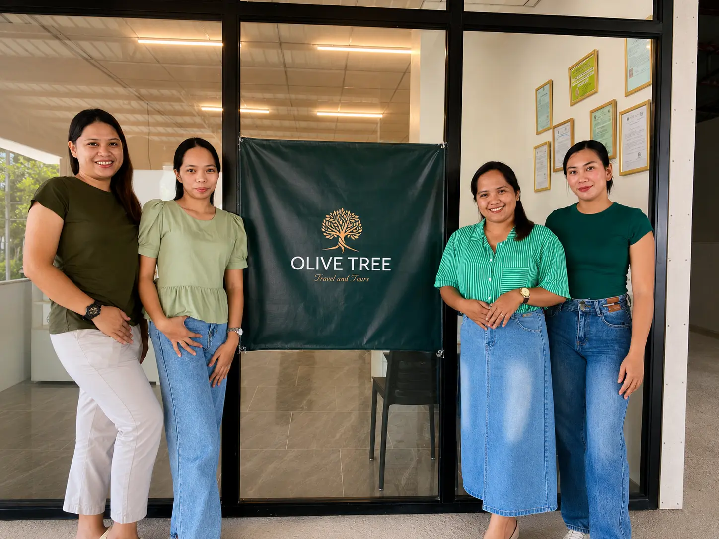 Olive Tree DMC team at the office entrance