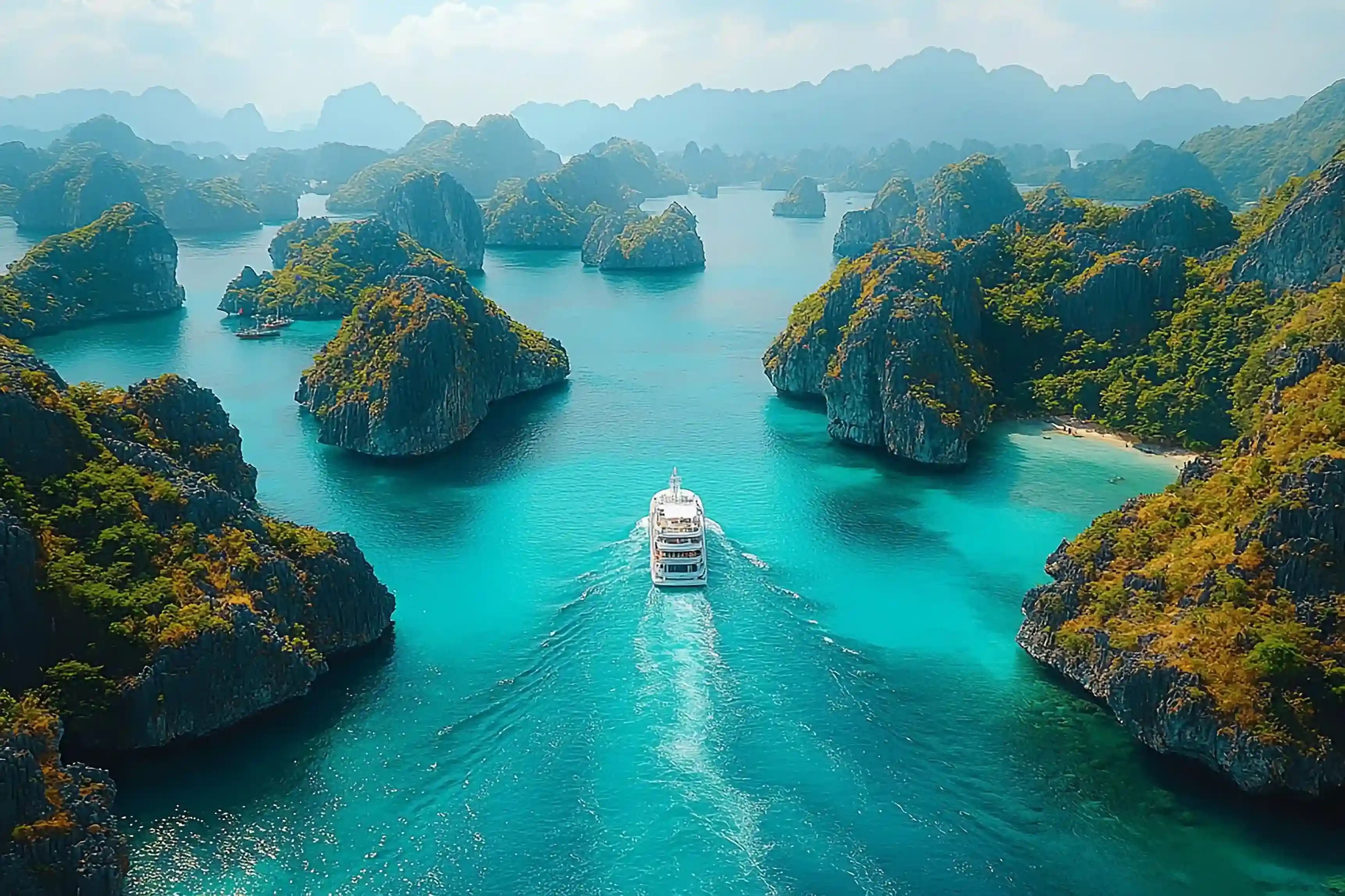 Luxury cruise in Ha Long Bay