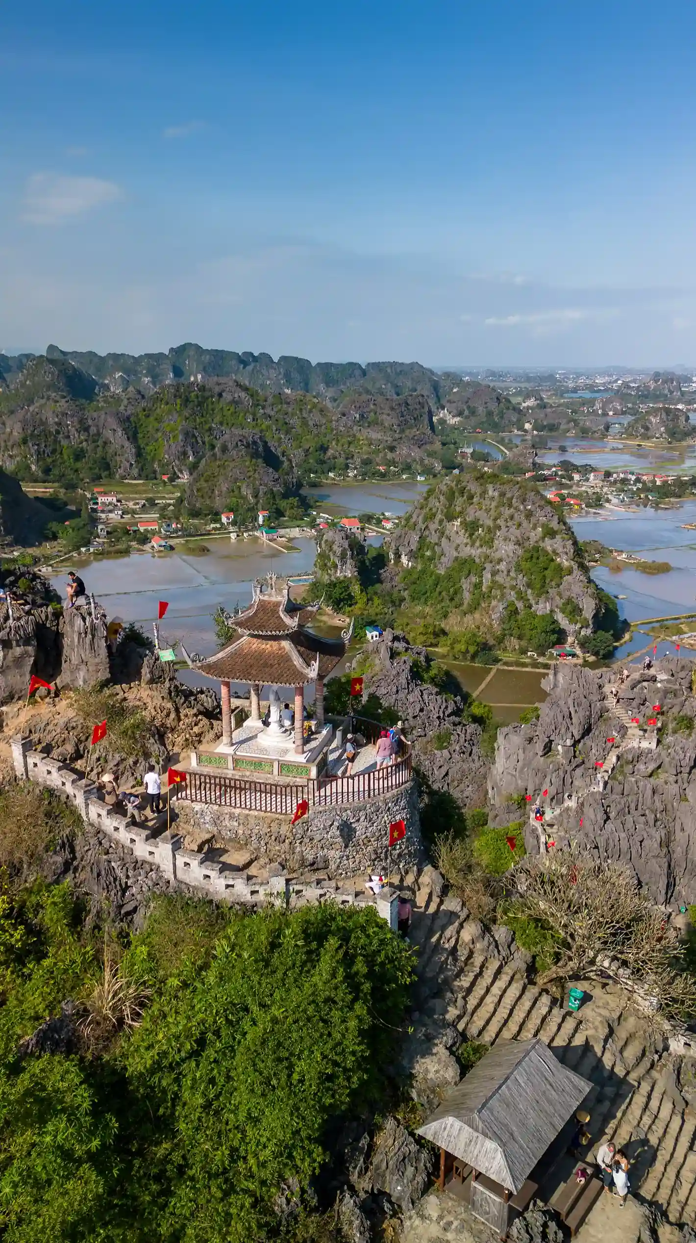 Aerial view of Hang Mua viewpoint, Ninh Binh
